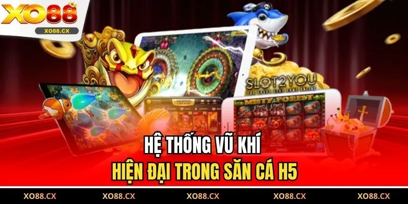 Hệ thống vũ khí hiện đại trong Săn Cá H5