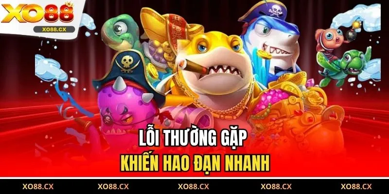 Lỗi thường gặp khiến hao đạn nhanh