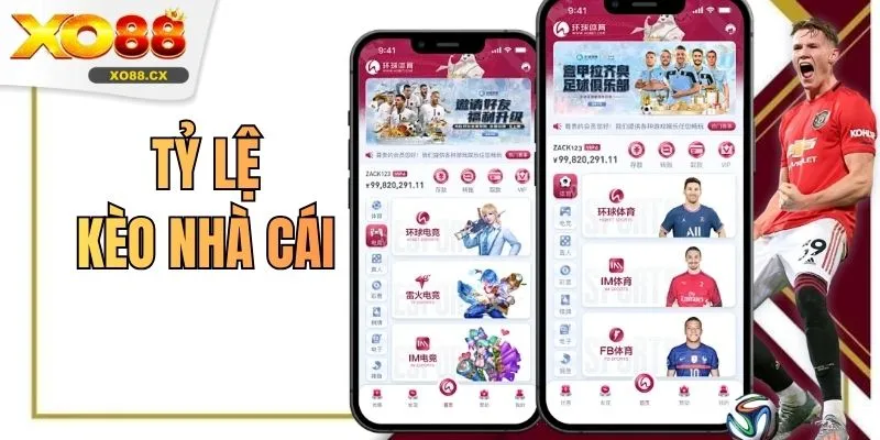 Tỷ Lệ Kèo Nhà Cái - Các Dạng Cược Hấp Dẫn Tại XO88